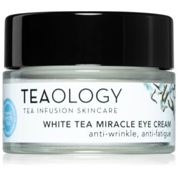 Teaology Anti-Age White Tea Miracle Eye Cream cremă de ochi corectoare pentru cearcăne și riduri