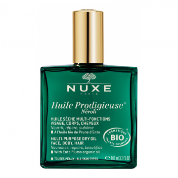 Ulei uscat multifunctional BIO Huile Prodigieuse Neroli, 100 ml, Nuxe