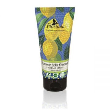 Crema de Maini Vegetala cu Parfum de Lamaie - La Dispensa Florinda Crema Mani Limone della Costiera, 75 ml