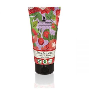 Crema de Maini Vegetala cu Parfum de Trandafir Salbatic - La Dispensa Florinda Crema Mani Rosa Selvatica, 75 ml Crema de Maini Vegetala cu Parfum de Trandafir Salbatic - La Dispensa Florinda Crema Mani Rosa Selvatica, 75 ml