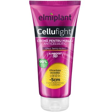 Crema pentru masaj anticelulitic Cellufight, 200ml, Elmiplant Crema pentru masaj anticelulitic Cellufight, 200ml, Elmiplant
