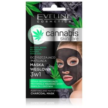 Eveline Cosmetics Cannabis masca facială pentru curatarea tenului
