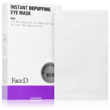 Face D Instant Depuffing masca hidrogel pentru ochi împotriva ridurilor și a cearcănelor întunecate