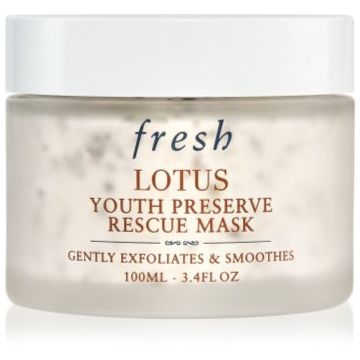 fresh Lotus Youth Preserve Rescue Mask masca pentru exfoliere anti-îmbătrânire