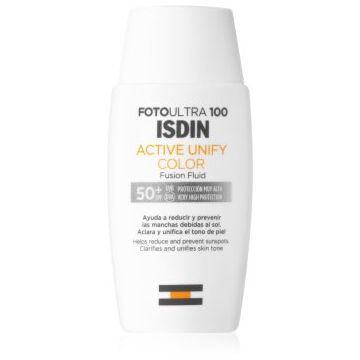 ISDIN FotoUltra 100 Active Unify crème de protectie anti-acnee SPF 50+