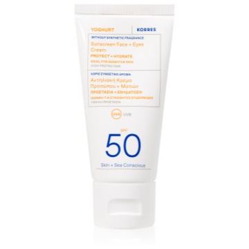 Korres Yoghurt cremă protectoare pentru fata si zona ochilor