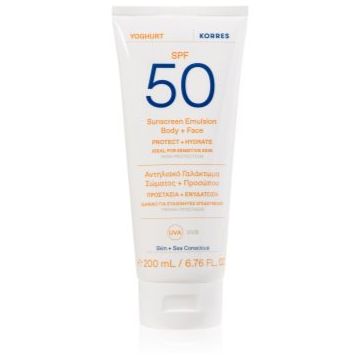 Korres Yoghurt lotiune pentru bronzat cu efect de hidratare