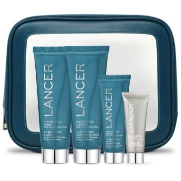 LANCER THE METHOD INTRO KIT Oily-Congested Skin set cadou pentru ten gras