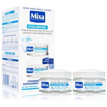 Mixa Hyalurogel set pentru o hidratare intensa