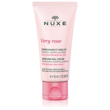 Nuxe Very Rose Hand And Nail Cream maini si unghii cu apă de trandafiri