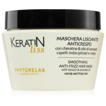 Phytorelax Laboratories Keratin Liss mască de netezire pentru păr indisciplinat