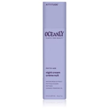 Attitude Oceanly Night Cream crema de noapte împotriva tuturor semnelor de imbatranire cu peptide