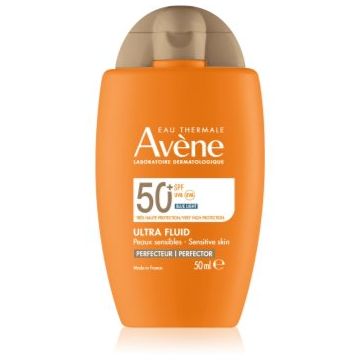 Avène Sun Ultra Fluid Perfector Fluid nuantator cu textura usoara SPF 50+