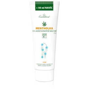 Cannaderm Mentholka hemp lubrication crema pentru masaj cu efect racoritor