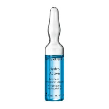 Fiola cu concentrat activ hidratant si revitalizant Hydro Active, 3ml, Dr. Grandel