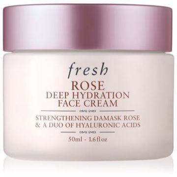fresh Rose Deep Hydration Face Cream crema de fata hidratanta cu acid hialuronic