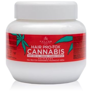 Kallos Hair Pro-Tox Cannabis masca de par regeneratoare cu ulei de canepa