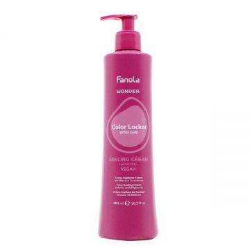 Masca pentru Par Vopsit - Fanola Wonder Color Locker Extra Care Sealing Cream, 480 ml