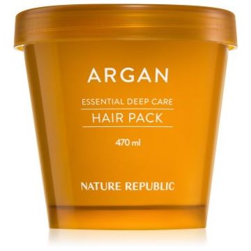 NATURE REPUBLIC Argan Essential Deep Care Hair Pack masca hranitoare pentru par deteriorat
