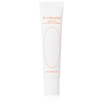 NATURE REPUBLIC Kombucha Black Tea The First Eye Cream crema de ochi hidratanta cu efect antirid