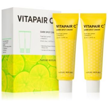 NATURE REPUBLIC Vitapair C Dark Spot Cream gel-crema iluminant pentru piele cu hiperpigmentare