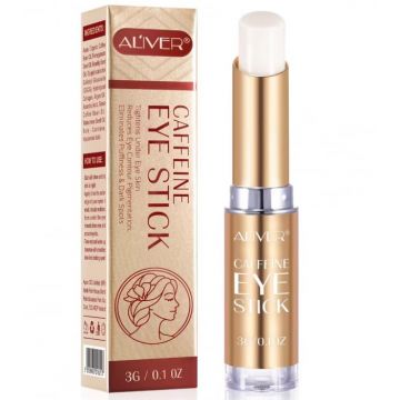 Stick premium pentru Ochi, Efect Anticearcane, Linii Fine si Pungi, cu Cafeina si Beta Caroten, Aliver 3 g