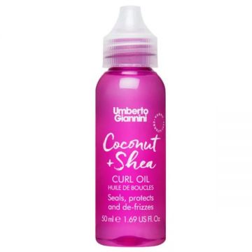 Ulei Anti-Frizz pentru Repararea Parului Cret - Umberto Giannini Curl Oil Bond Repair, 50 ml