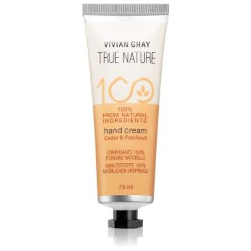 Vivian Gray True Nature Cedar & Patchouli crema de maini hidratanta