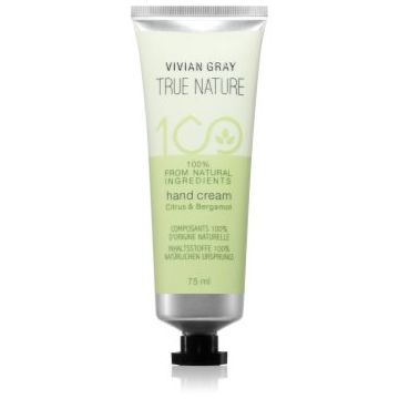 Vivian Gray True Nature Citrus & Bergamot crema de maini hidratanta