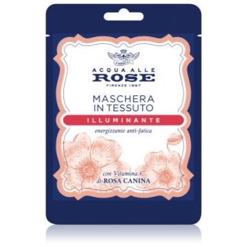 Acqua Alle Rose Illuminante mască textilă iluminatoare