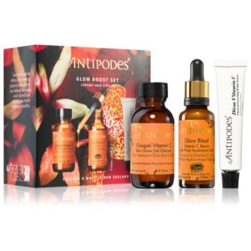 Antipodes Glow Boost Set set pentru o piele mai luminoasa