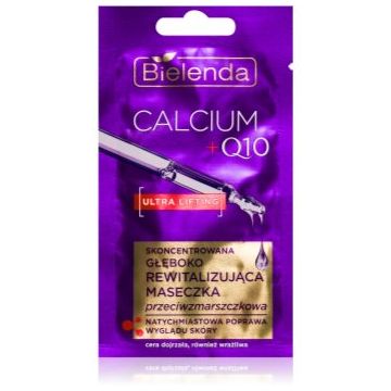 Bielenda Calcium + Q10 Concentrated deeply revitalizing anti-wrinkle mask masca pentru fata cu efect de anti-imbatrinire