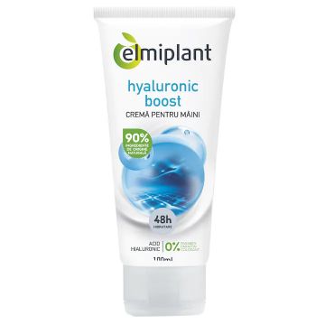 Crema de maini Hyaluronic Boost, 100ml, Elmiplant Crema de maini Hyaluronic Boost, 100ml, Elmiplant