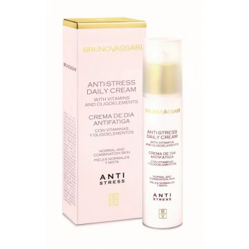 Crema de zi Anti-Oboseala pentru ten normal si mixt Bruno Vassari Anti-Stress Daily Cream 50ml