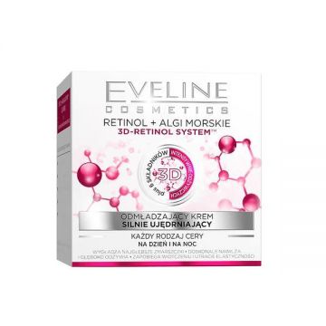 Crema de zi si noapte Eveline 3D Retinol System, 50 ml