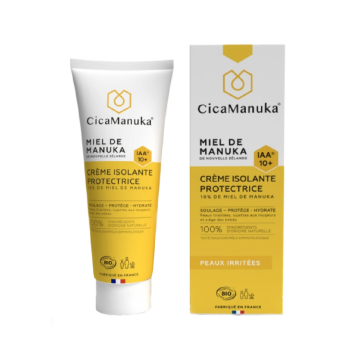 Crema protectoare 10% miere de manuka IAA10+, ecologica, 75 ml, CicaManuka