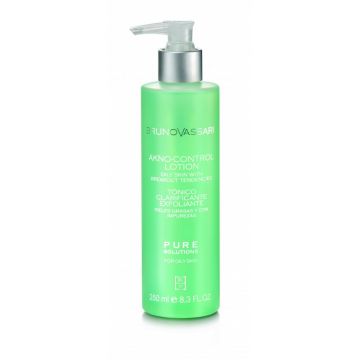 Lotiune Tonica Exfolianta pentru Ten Foarte Gras/Uleios Bruno Vassari Akno-Control Lotion Pure Solution  250ml