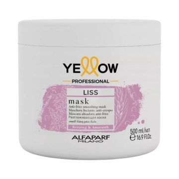 Masca pentru Netezirea Parului - Alfaparf Milano Yellow Professional Liss Anti-frizz Smoothing Mask, 500 ml