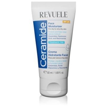 Revuele Ceramide Face Moisturizer SPF 25 crema de zi protectoare uscata si foarte uscata