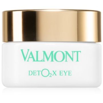 Valmont DetO2x Eye cremă de ochi detoxifiantă și iluminatoare împotriva ridurilor și a cearcănelor întunecate