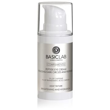 BasicLab Dermocosmetics Complementis cremă ușoară pentru zona ochilor împotriva ridurilor și a cearcănelor întunecate