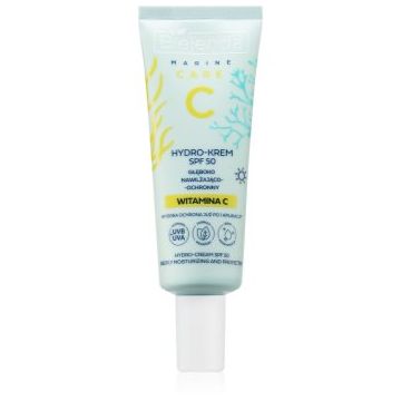 Bielenda C Marine Care Hydro-cream deeply moisturizing and protective SPF 50 hidratant si pentru protectie solara cu vitamina C