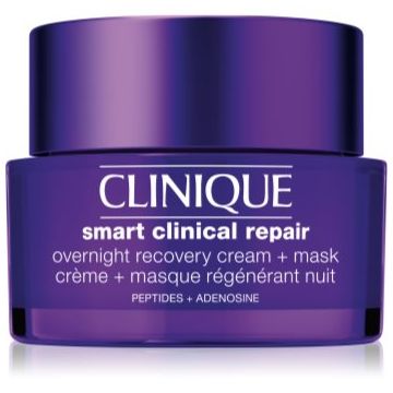 Clinique Smart Clinical™ Repair Overnight Recovery Cream & Mask mască și cremă de noapte hidratantă pentru regenerarea și reînnoirea pielii