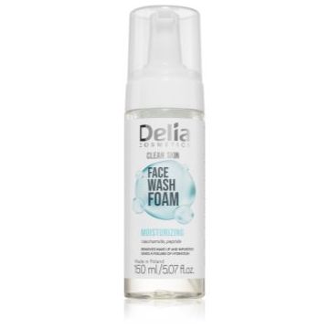 Delia Cosmetics Clean Skin spuma de curatare cu efect de hidratare