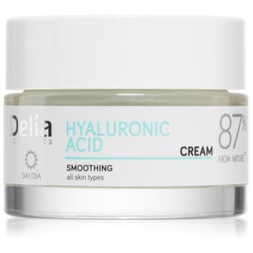 Delia Cosmetics Hyaluronic Acid crema pentru piele cu efect hidratant si matifiant cu acid hialuronic