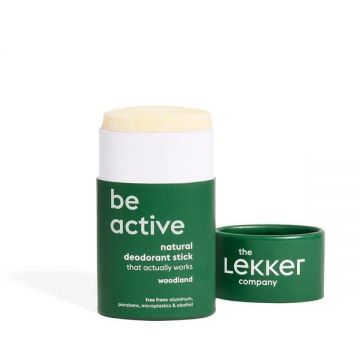 Deodorant Stick Lekker Woodland &ndash; Natural, Vegan, Fără Aluminiu, 40g (Zero Plastic)