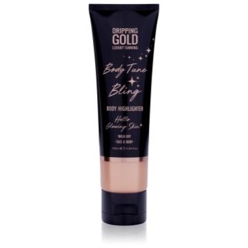 Dripping Gold Luxury Tanning Body Tune Bling crema de strălucire corp si fata