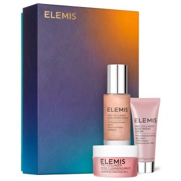 Elemis Pro-Collagen Skin Soothing Rose Trio set cadou pentru hidratare si fermitate
