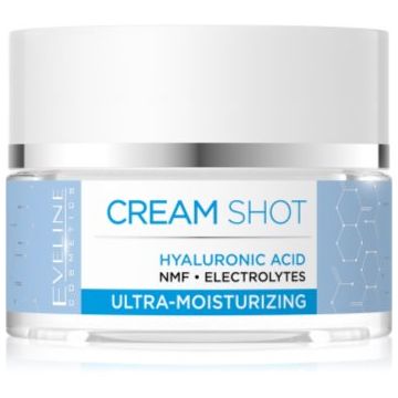 Eveline Cosmetics Cream Shot Hyaluronic Acid cremă intens hidratantă pentru pielea uscata sau foarte uscata