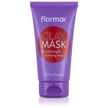 flormar Clay Mask mască facială exfoliantă, pentru curățare cu argila